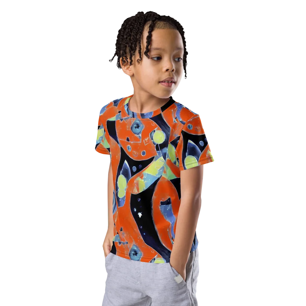 Molten Play on Kids Crew Neck T-Shirt — Left Front