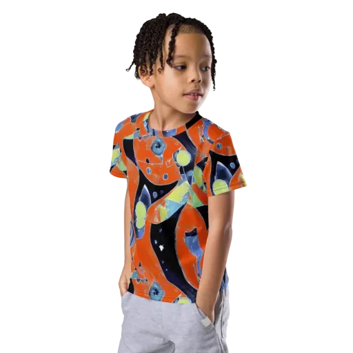 Molten Play on a Kids Crew Neck T-Shirt