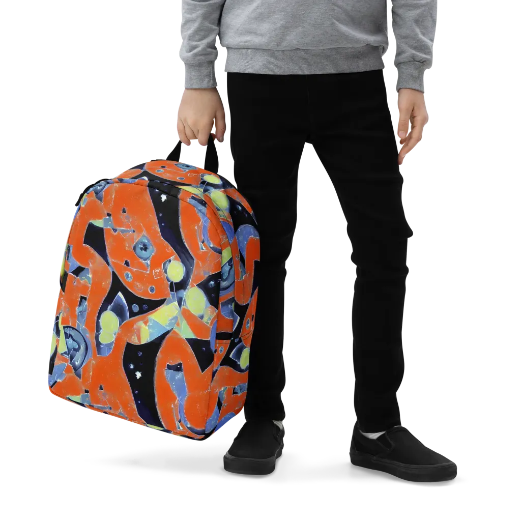 Molten Play on Minimalist Backpack — Zoomed-in