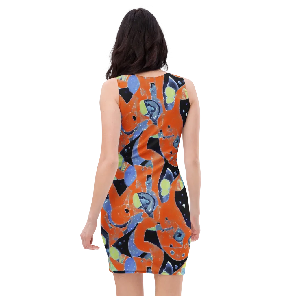 Molten Play on Bodycon Dress — Back