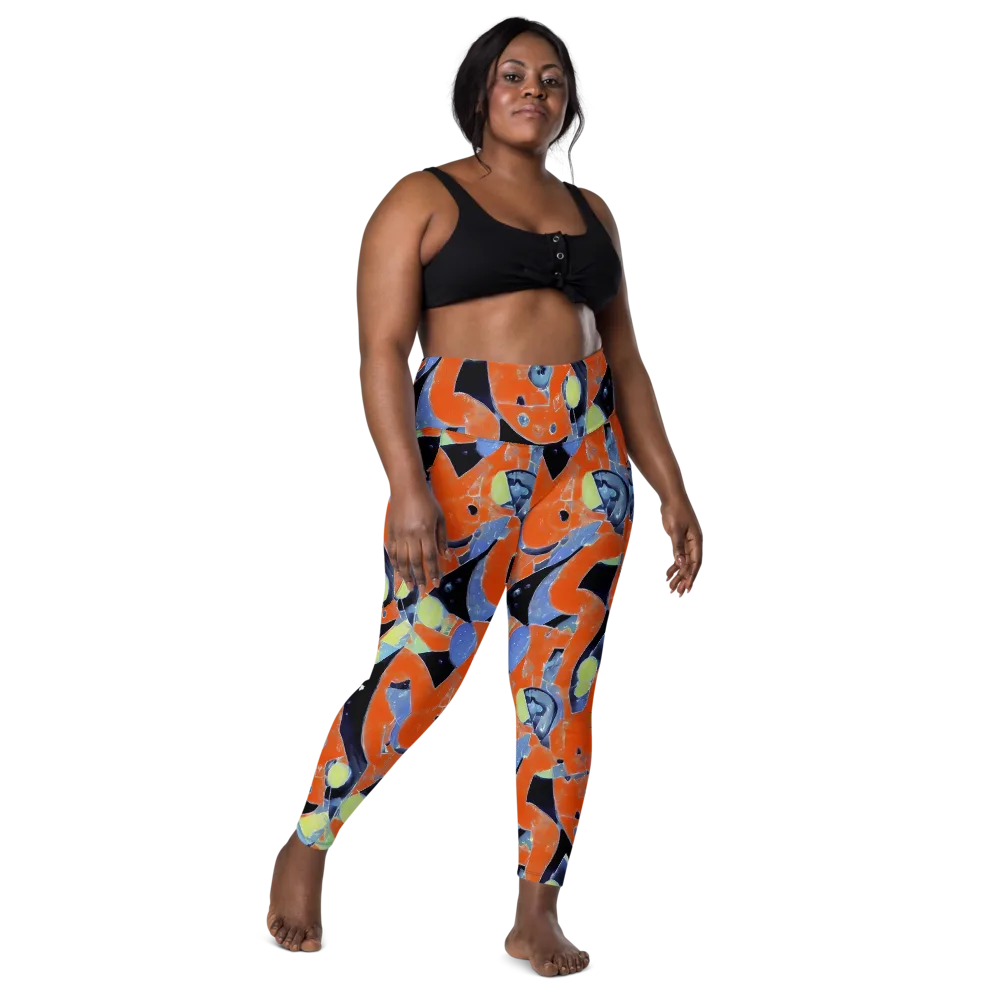 Molten Play on Leggings with Pockets — Front