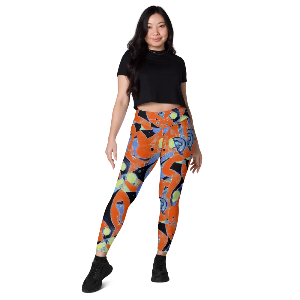 Molten Play on Leggings with Pockets — Front