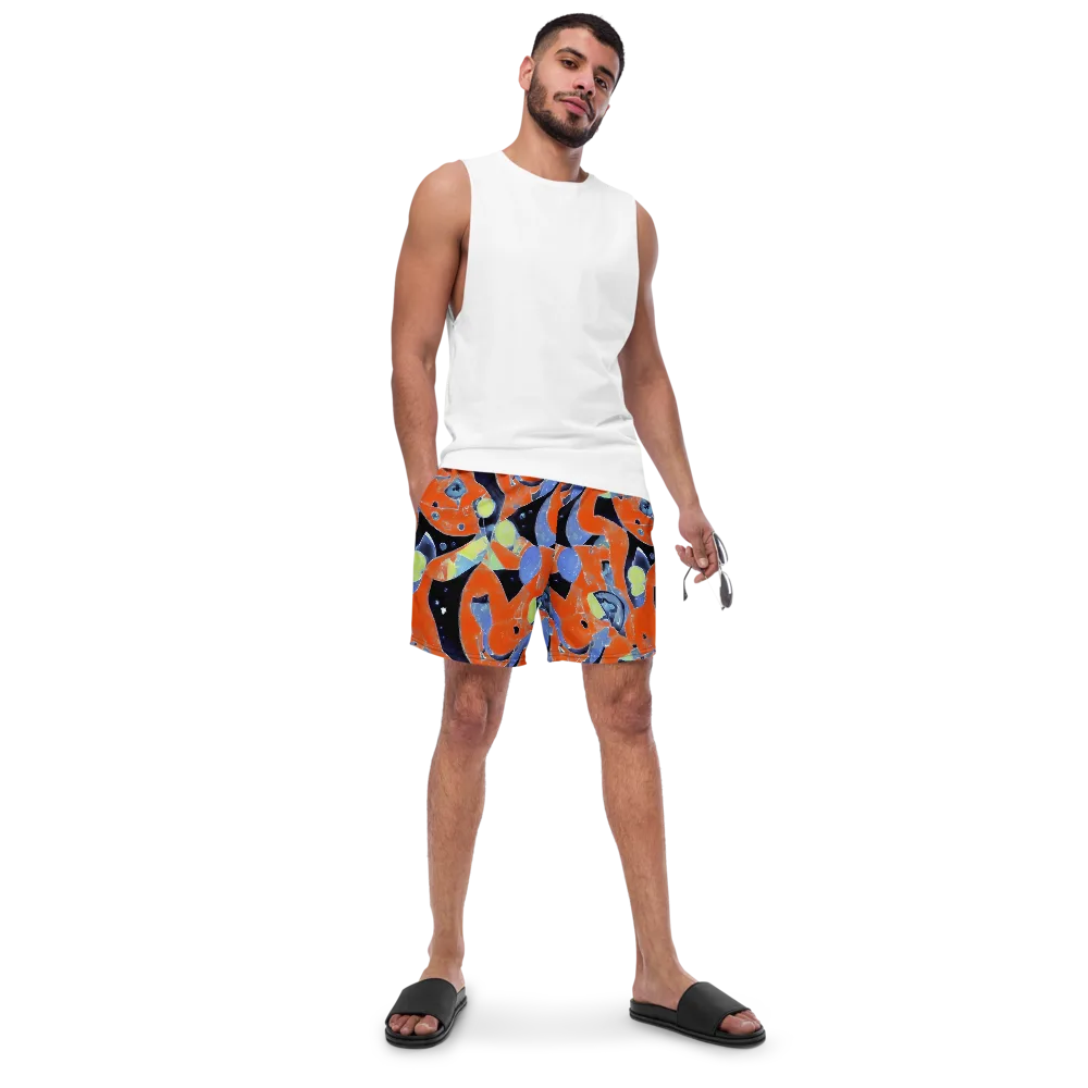 Molten Play on Swim Trunks — Front