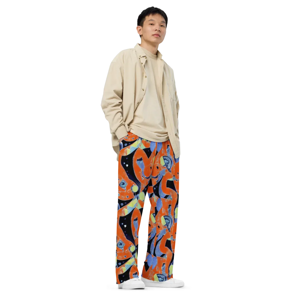 Molten Play on Wide-Leg Pants — Right Front