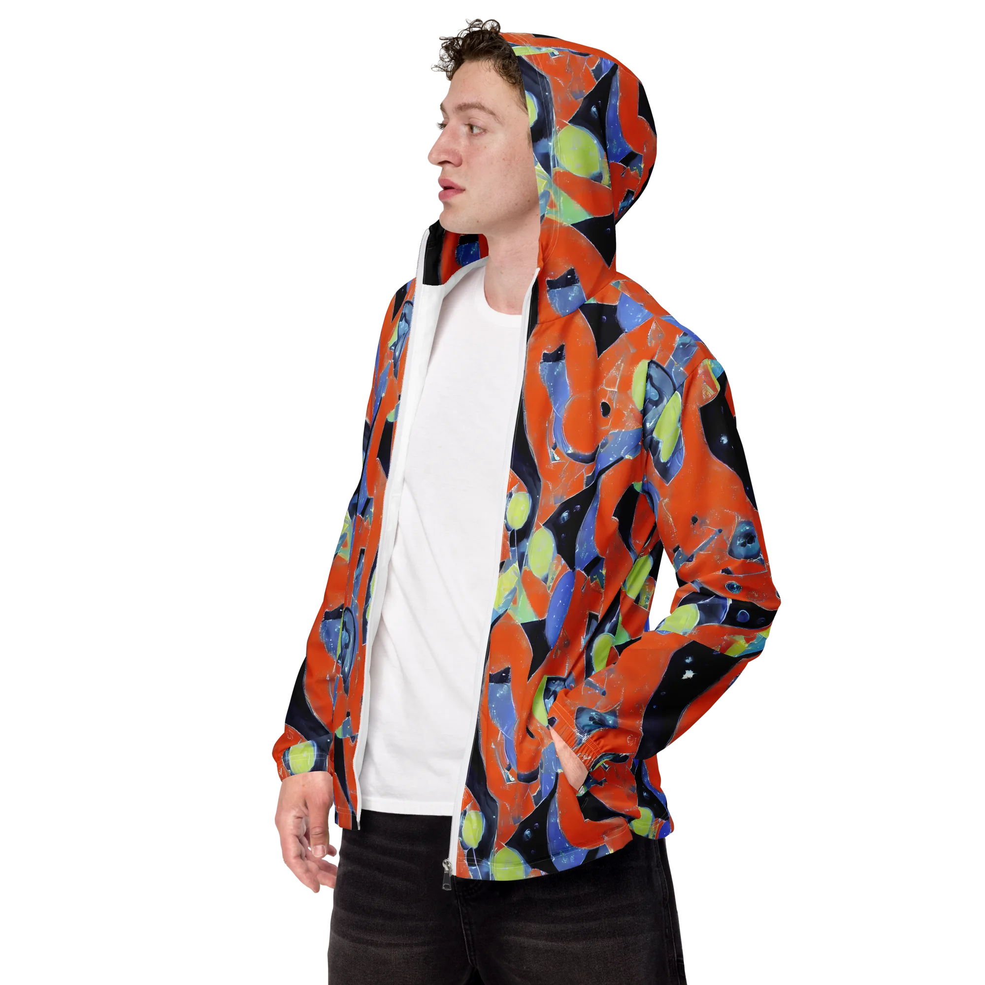 Molten Play on Men's Windbreaker — Left Front