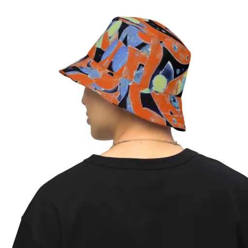 Molten Play on a Reversible Bucket Hat