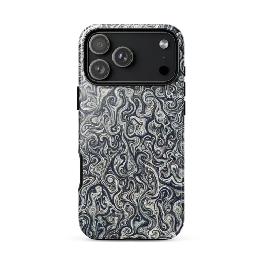 Midnight Marbling on a Tough Case for iPhone®