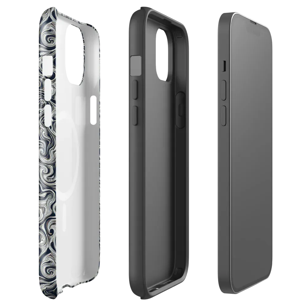 Midnight Marbling on MagSafe Tough Case for iPhone® — Front