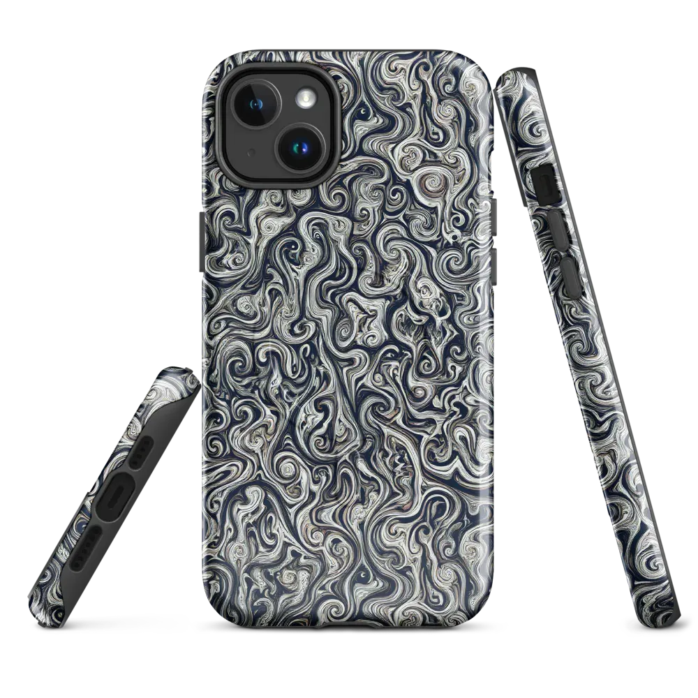 Midnight Marbling on MagSafe Tough Case for iPhone® — Front