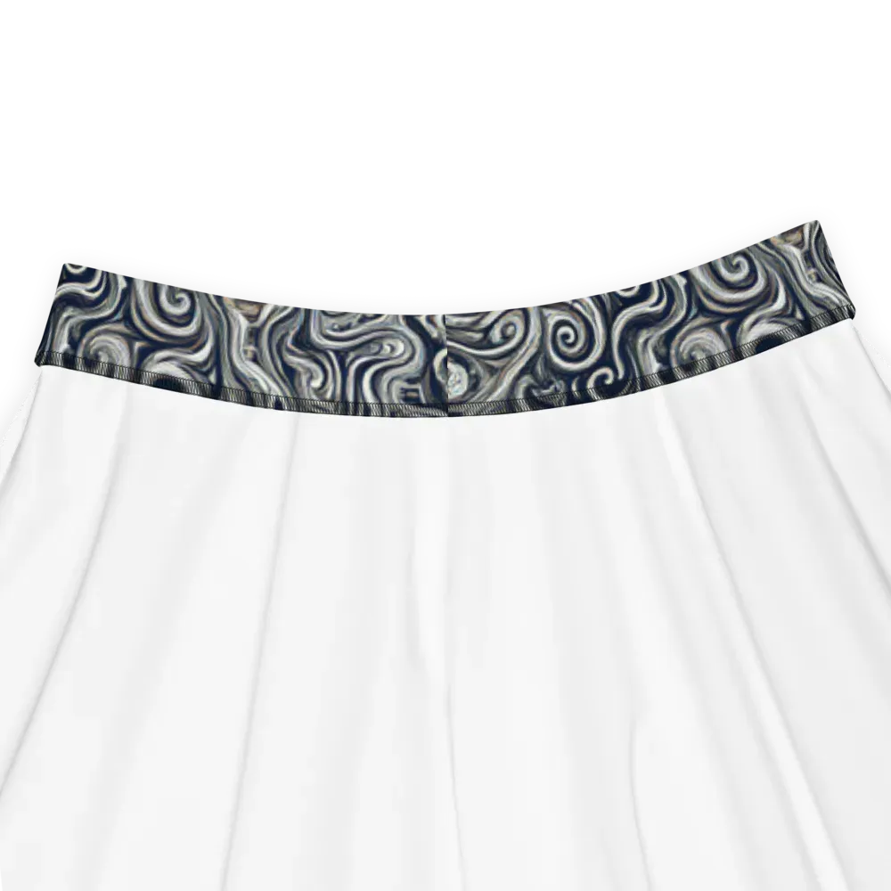 Midnight Marbling on Skater Skirt — Product details