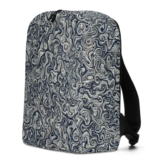 Midnight Marbling on a Minimalist Backpack