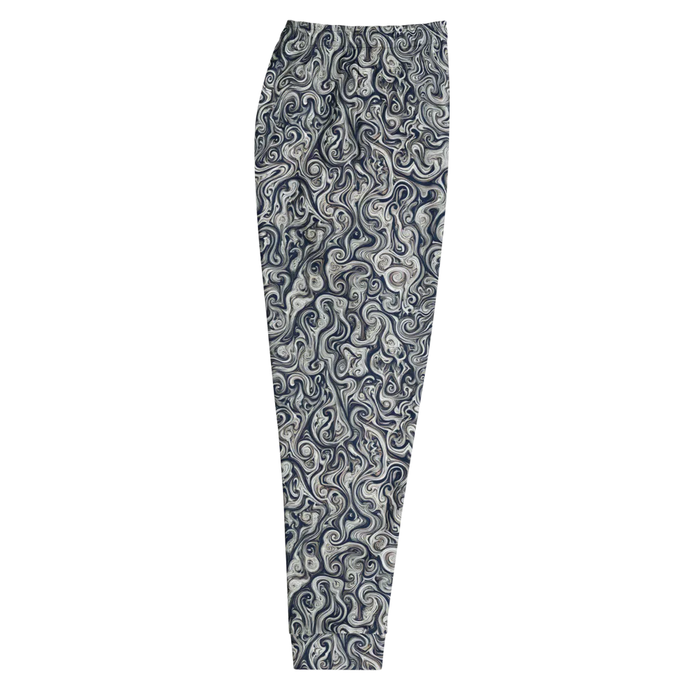 Midnight Marbling on Men's Joggers — Right