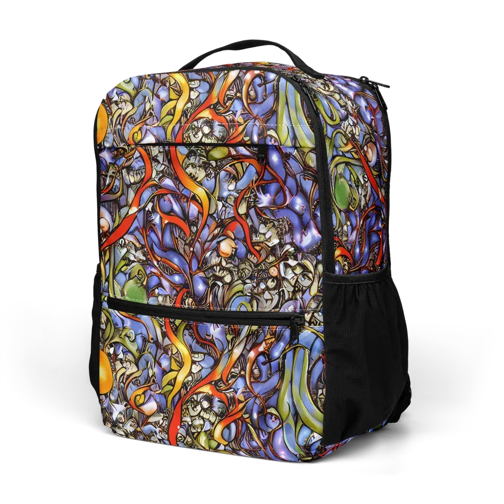 Kinetic Garden on Utility Backpack — Left Front