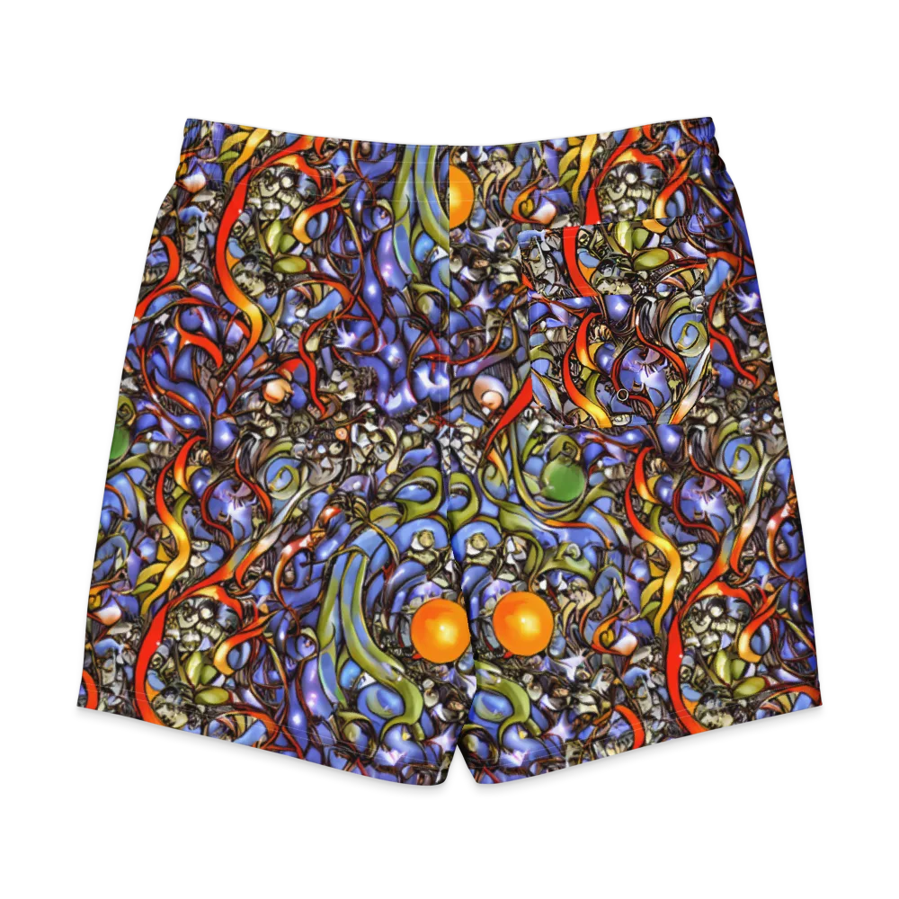 Kinetic Garden on Men's Board Shorts — Back