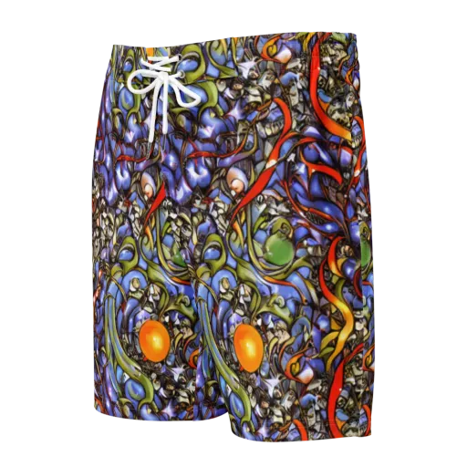 Kinetic Garden on a Men's Board Shorts