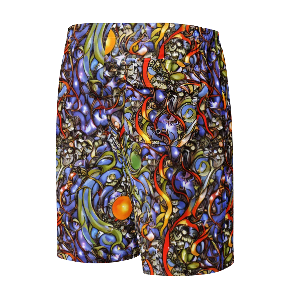 Kinetic Garden on Men's Board Shorts — Back
