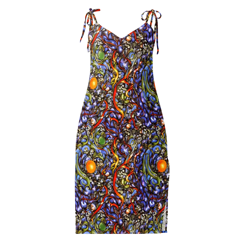 Kinetic Garden on Slip Dress — Front