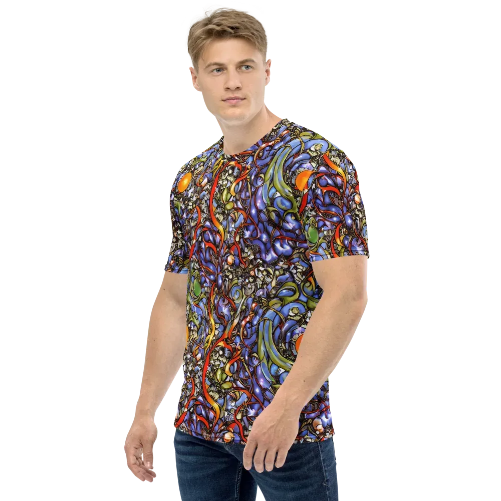 Kinetic Garden on Men's Crew Neck T-Shirt — Left