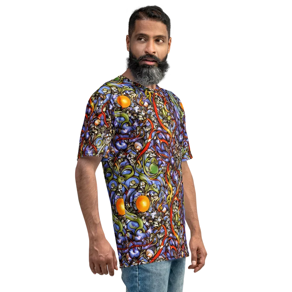 Kinetic Garden on Men's Crew Neck T-Shirt — Right