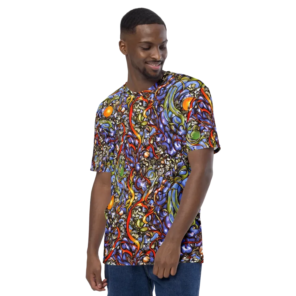 Kinetic Garden on Men's Crew Neck T-Shirt — Left