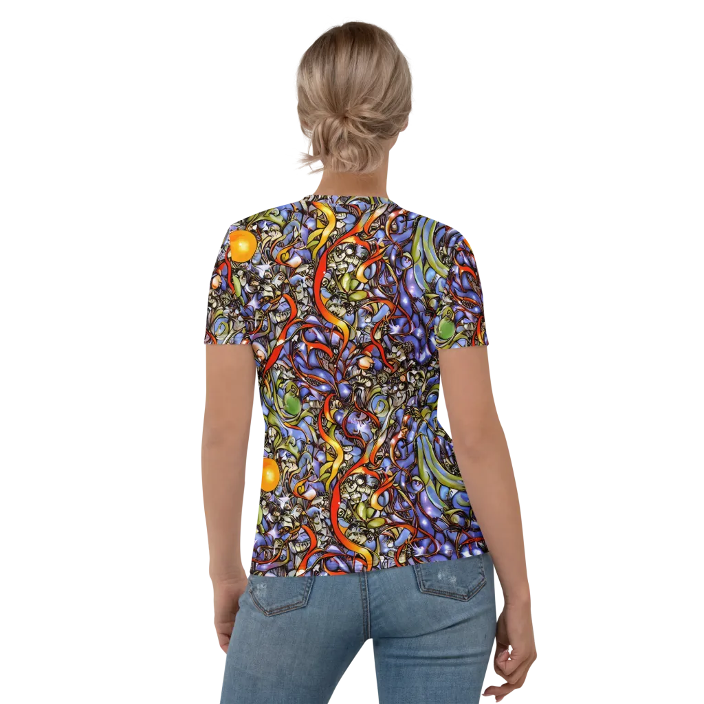 Kinetic Garden on Women's Crew Neck T-Shirt — Back