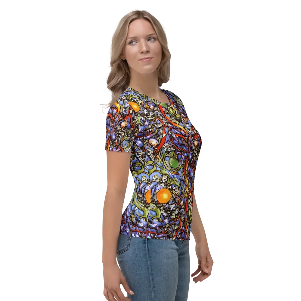 Kinetic Garden on Women's Crew Neck T-Shirt — Right