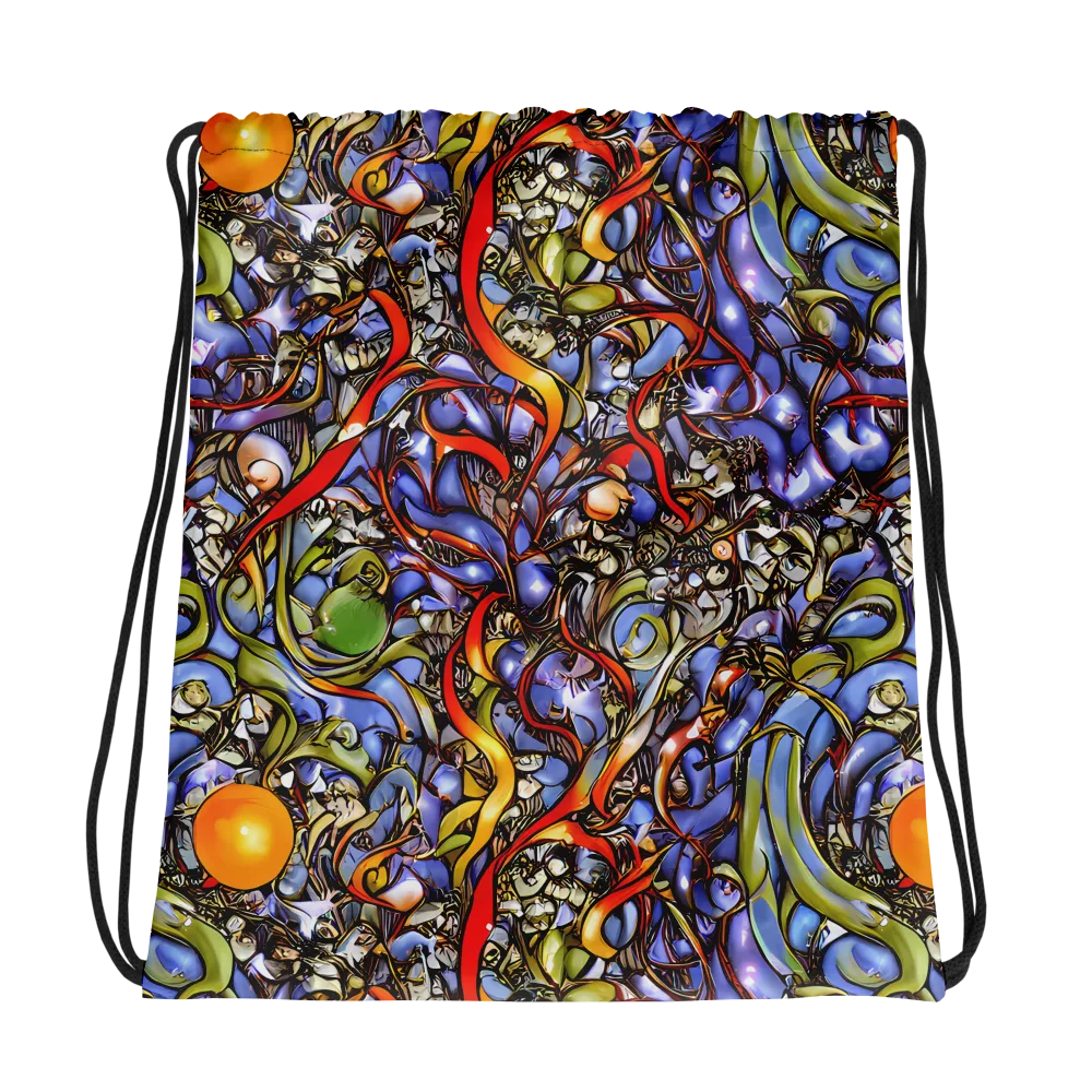 Kinetic Garden on Drawstring Bag — Photo