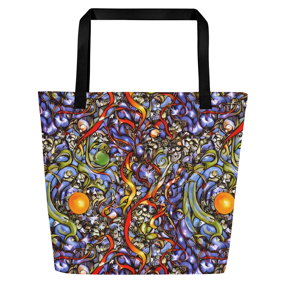 Kinetic Garden on Large Tote Bag W/ Pocket — Front