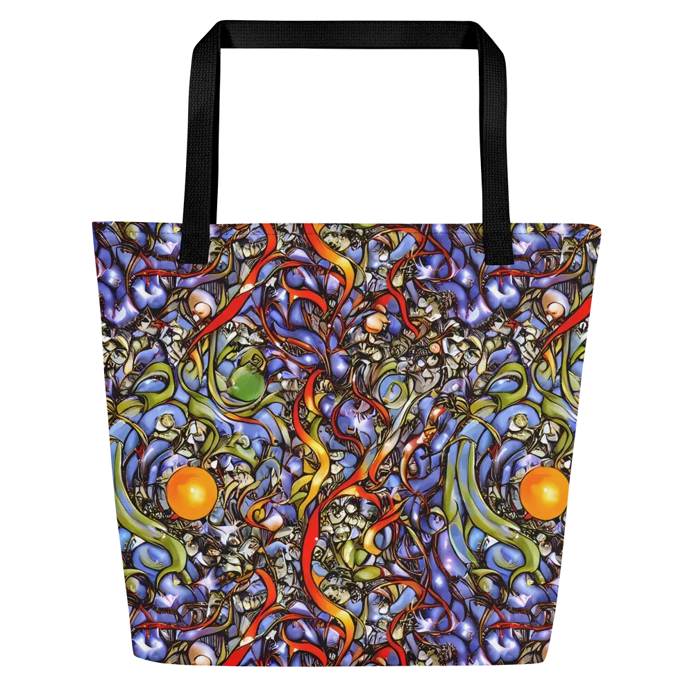 Kinetic Garden on Large Tote Bag W/ Pocket — Front