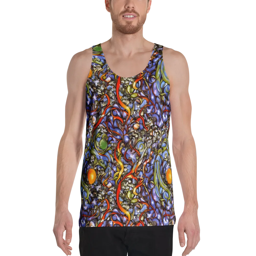Kinetic Garden on Men's Tank Top — Front