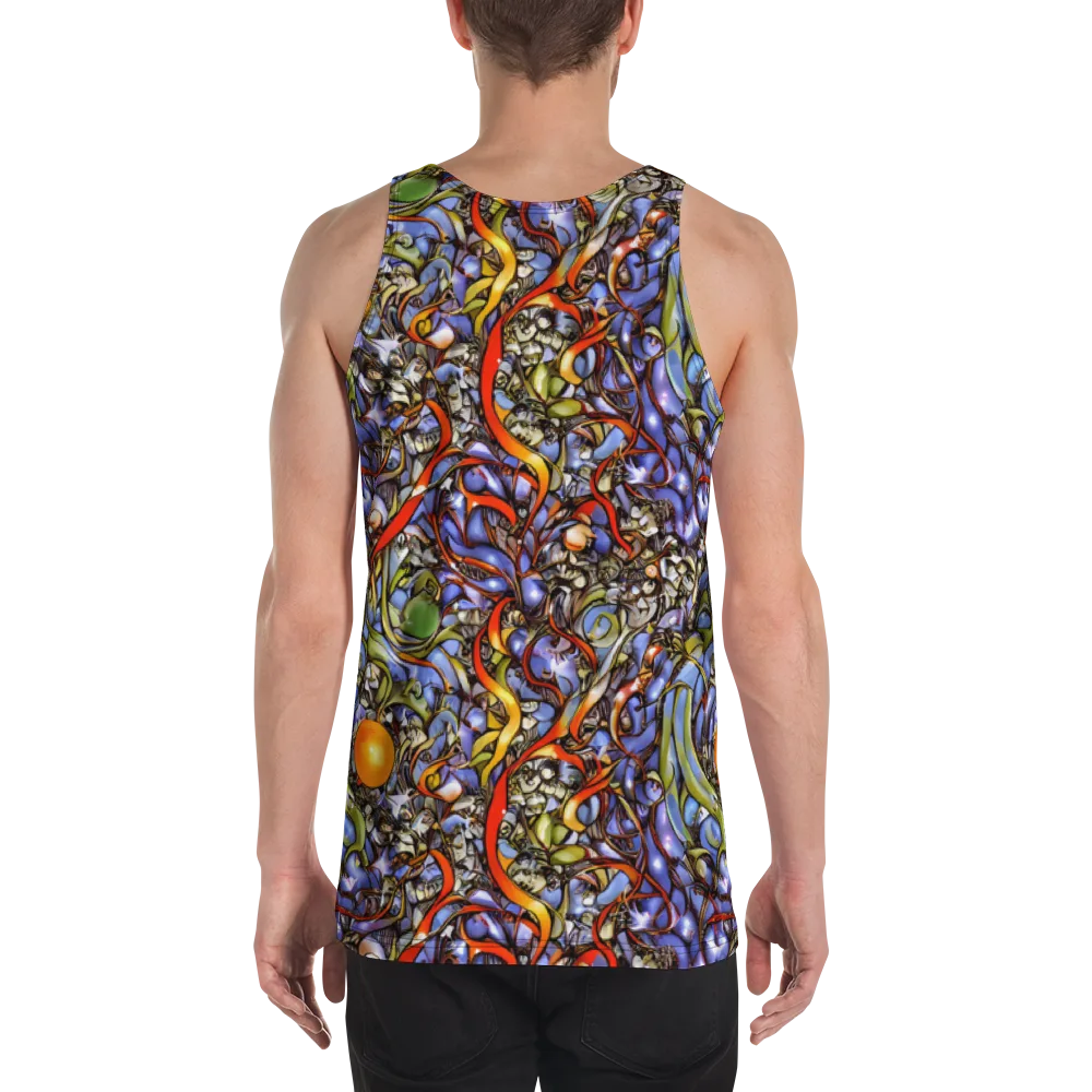 Kinetic Garden on Men's Tank Top — Back