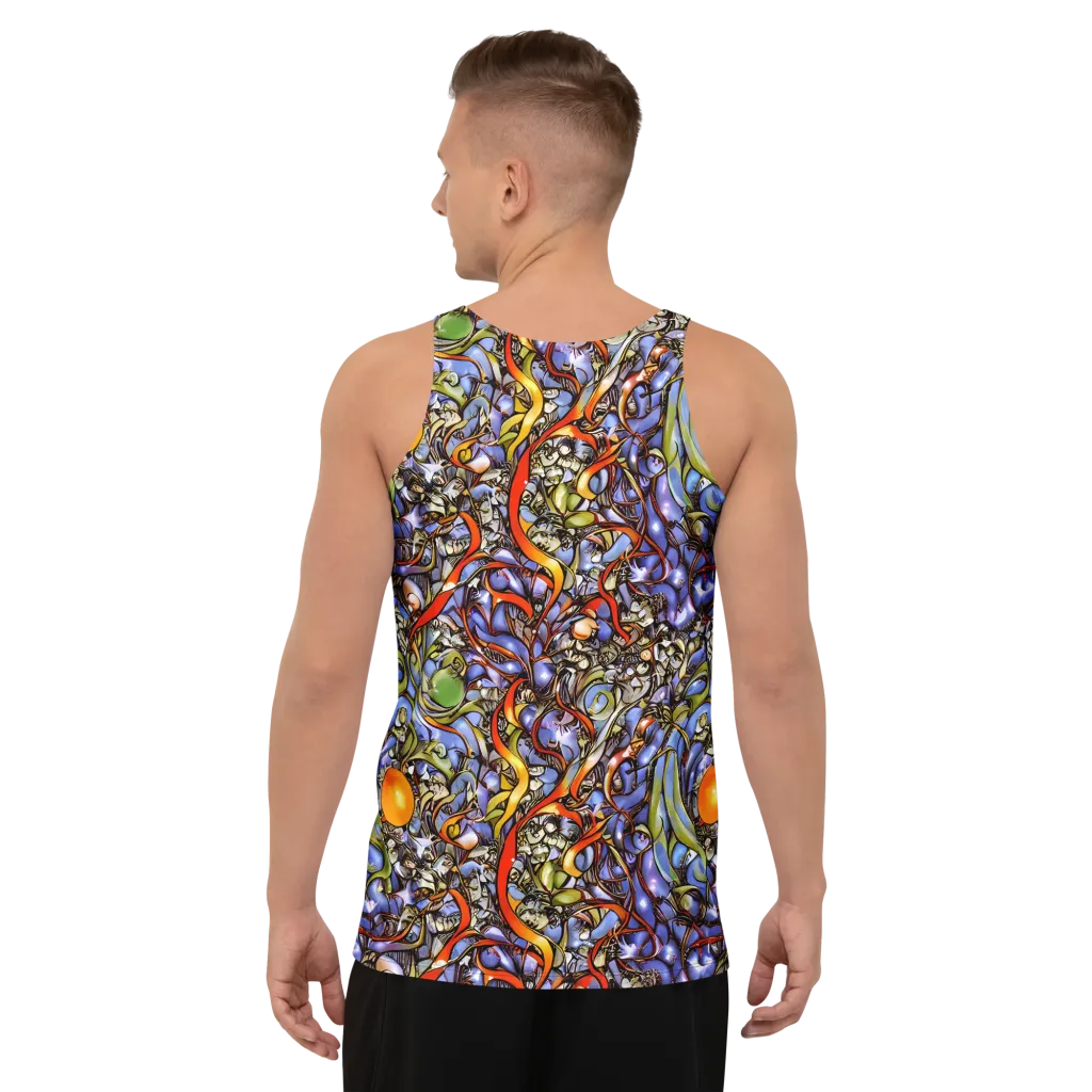 Kinetic Garden on Men's Tank Top — Back