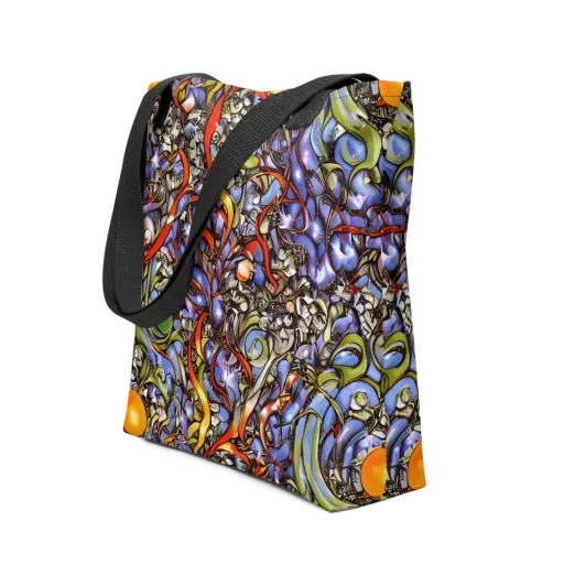 Kinetic Garden on a Tote Bag