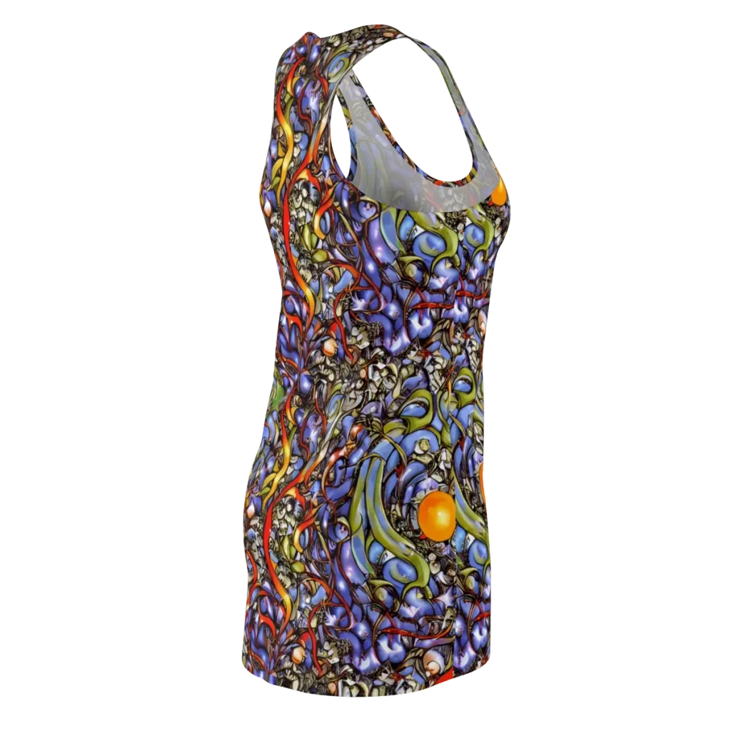 Kinetic Garden on Racerback Dress — Back Side