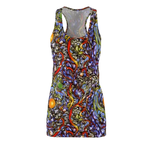 Kinetic Garden on a Racerback Dress