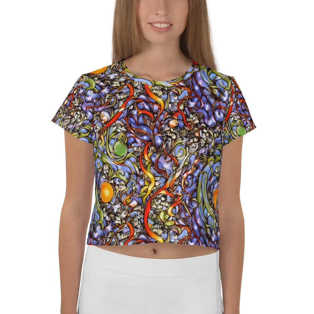 Kinetic Garden on Crop Tee — Front