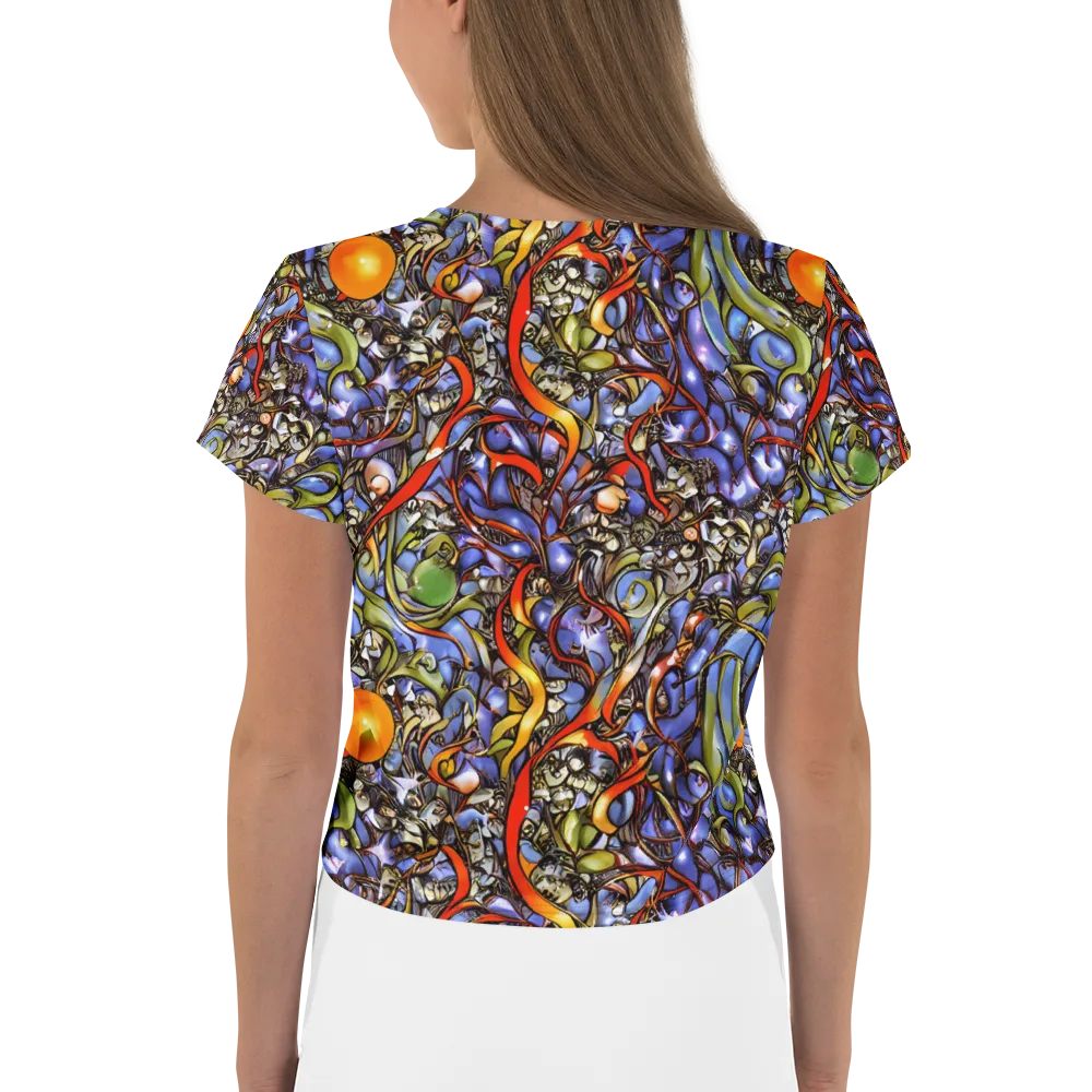 Kinetic Garden on Crop Tee — Back