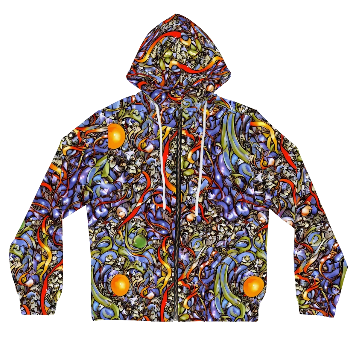 Kinetic Garden on Women's Full-Zip Hoodie — Front