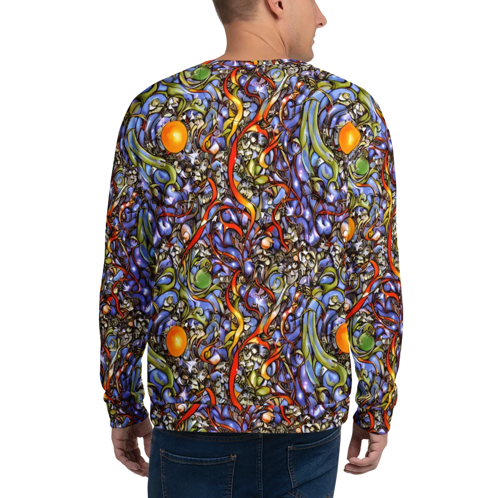 Kinetic Garden on Sweatshirt — Back