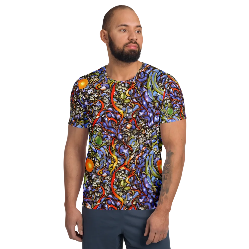 Kinetic Garden on Men's Athletic T-Shirt — Front