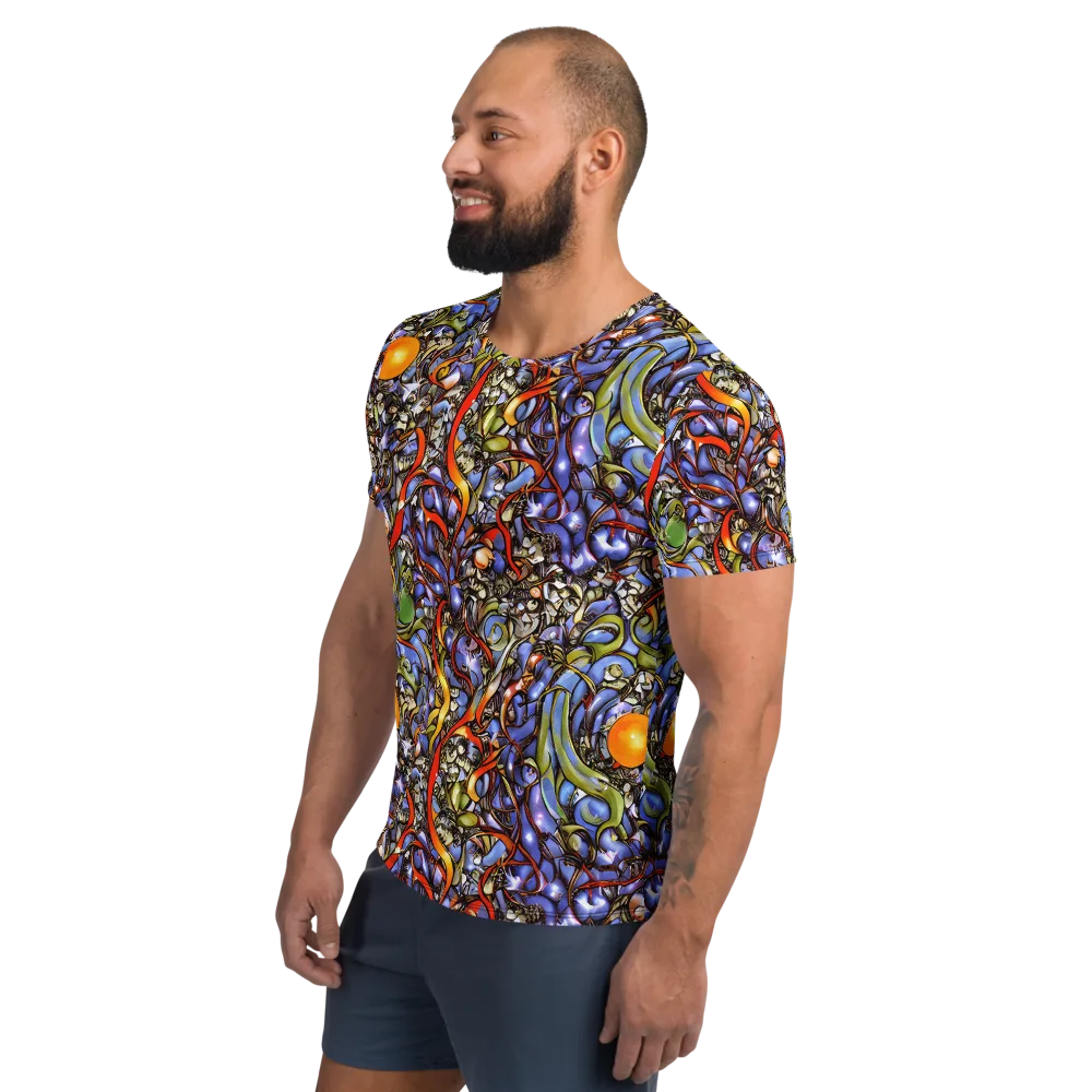 Kinetic Garden on Men's Athletic T-Shirt — Left