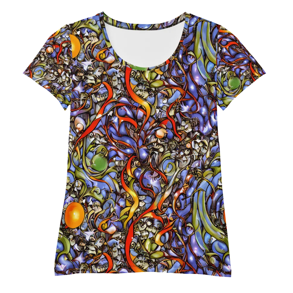 Kinetic Garden on Women's Athletic T-Shirt — Front