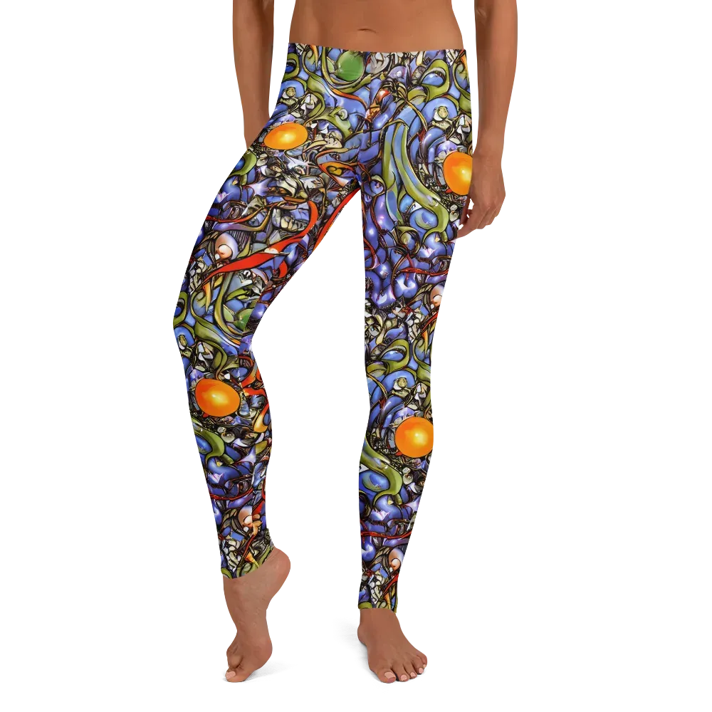 Kinetic Garden on Leggings — Front