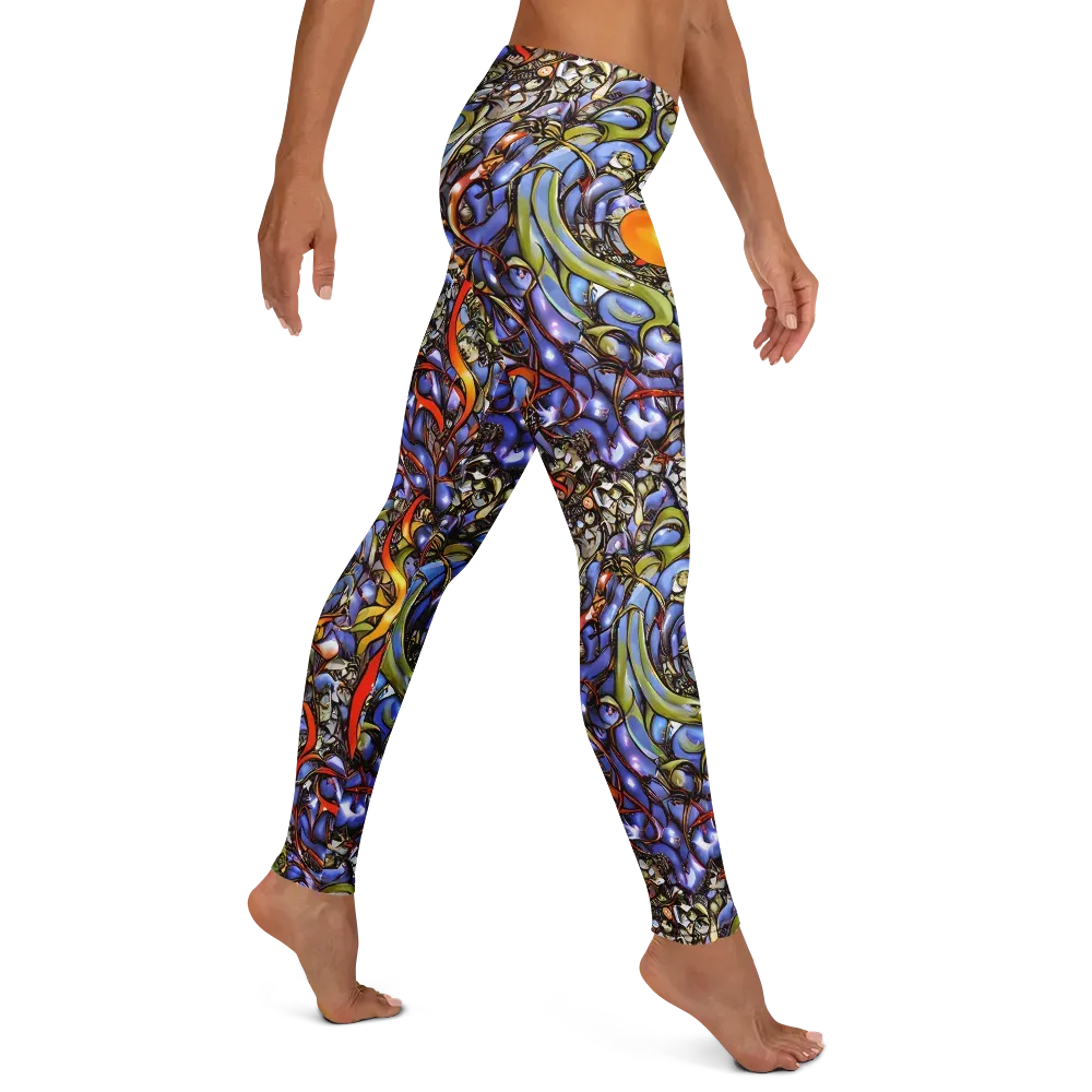Kinetic Garden on Leggings — Right