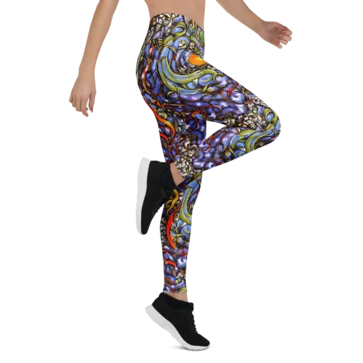 Kinetic Garden on a Leggings