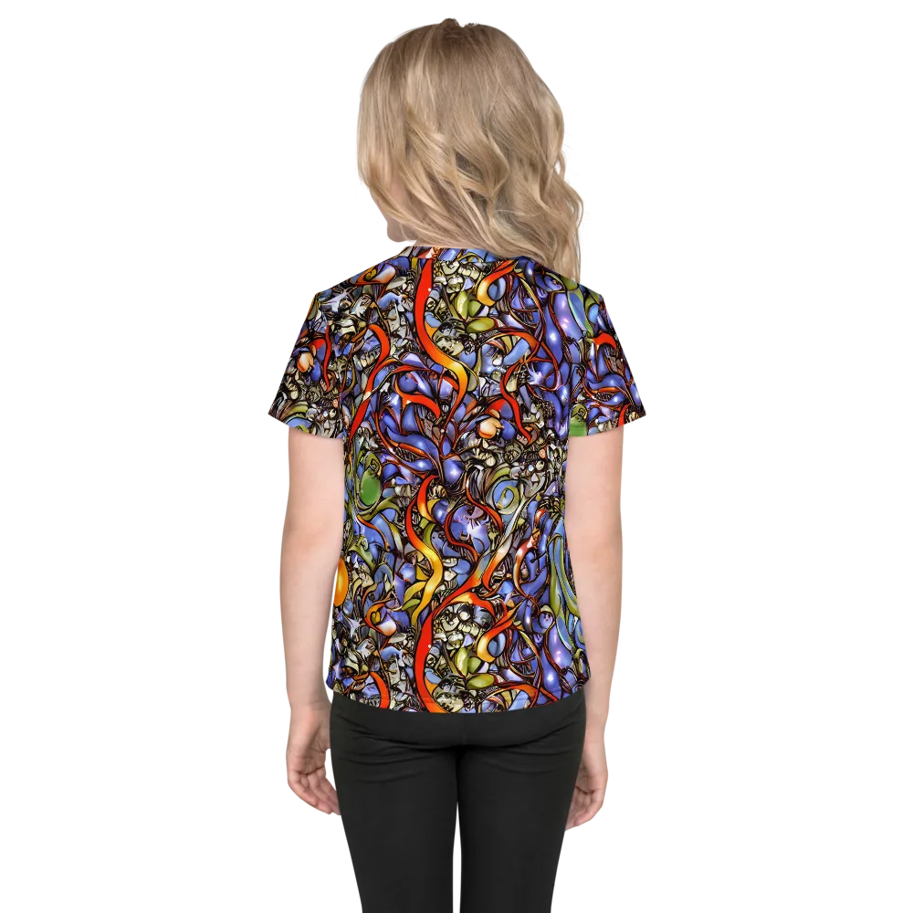Kinetic Garden on Kids Crew Neck T-Shirt — Back