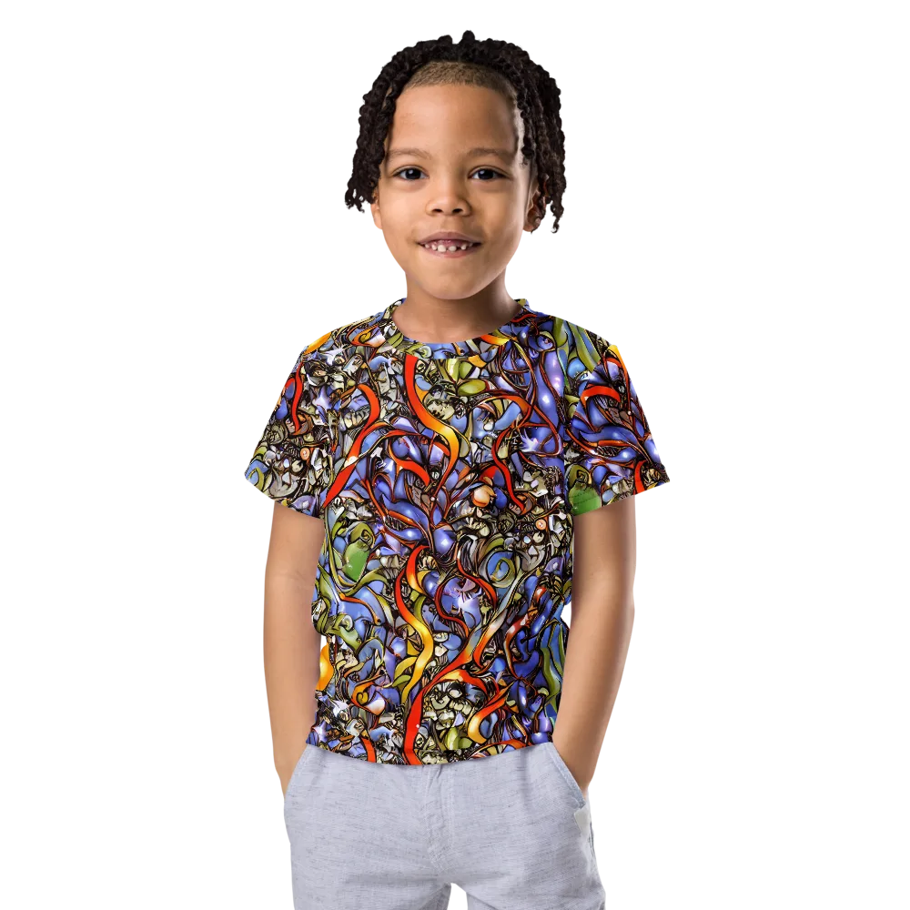 Kinetic Garden on Kids Crew Neck T-Shirt — Front