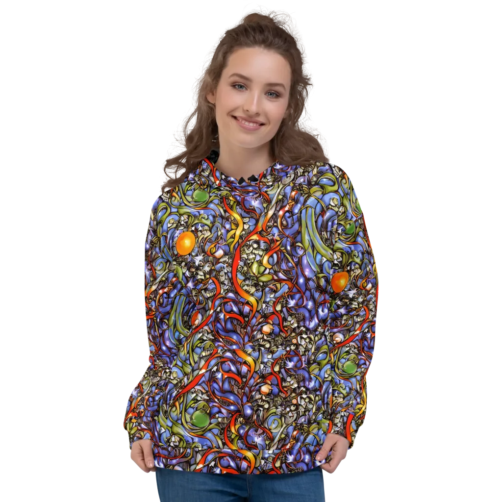 Kinetic Garden on Hoodie — Front