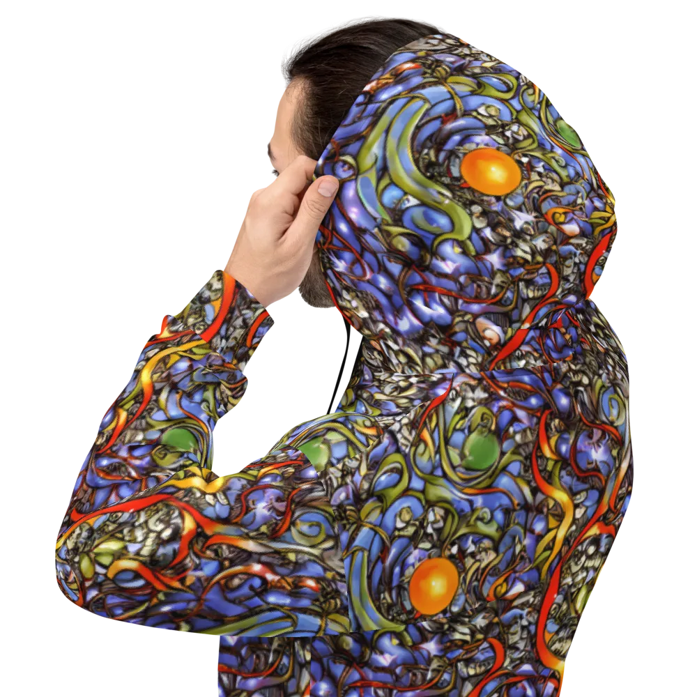 Kinetic Garden on Hoodie — Back