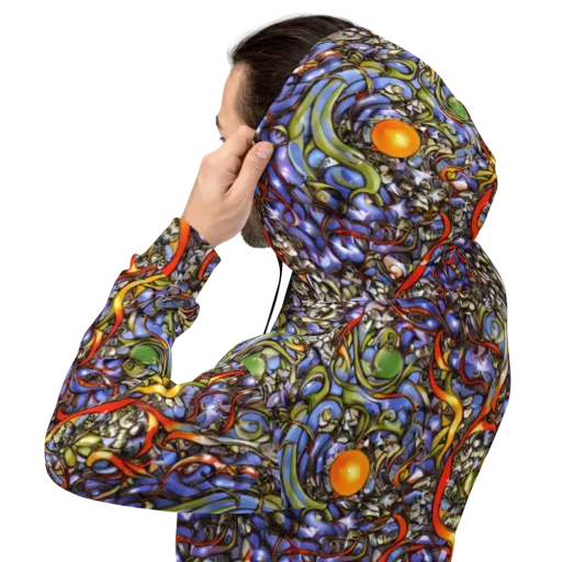 Kinetic Garden on a Hoodie